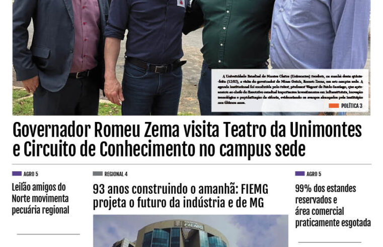 JORNAL DIÁRIO, 13 DE FEVEREIRO DE 2026 EDIÇÃO