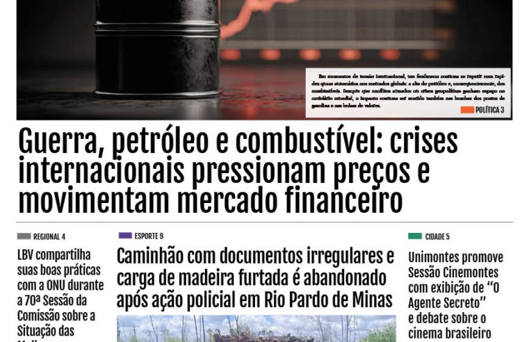 JORNAL DIÁRIO, 16 DE MARÇO DE 2026 EDIÇÃO