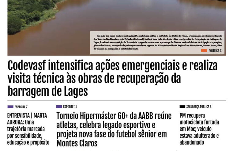 JORNAL DIÁRIO, 1 DE ABRIL DE 2026 EDIÇÃO