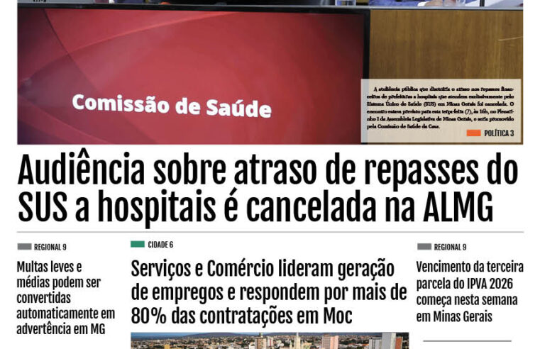 JORNAL DIÁRIO, 7 DE ABRIL DE 2026 EDIÇÃO