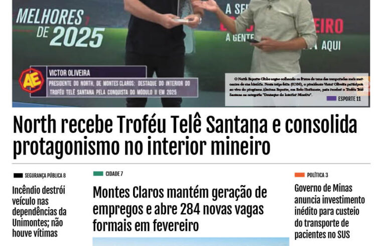 JORNAL DIÁRIO, 9 DE ABRIL DE 2026 EDIÇÃO