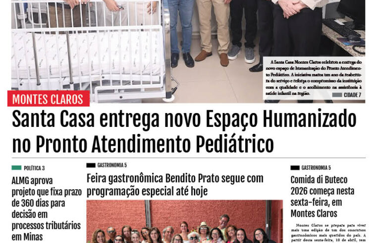 JORNAL DIÁRIO, 10 DE ABRIL DE 2026 EDIÇÃO