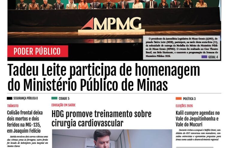 JORNAL DIÁRIO, 15 DE SETEMBRO DE 2026 EDIÇÃO