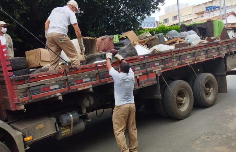 ‘Dia D de combate à dengue’ recolhe 44 caminhões de materiais inservíveis