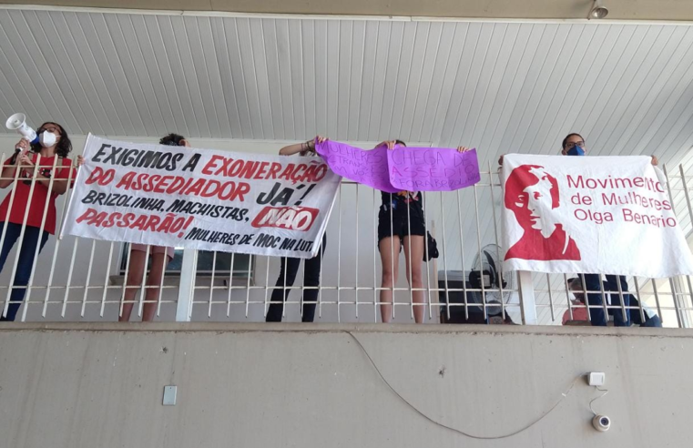 Mulheres ocupam a MCTrans e pedem exoneração do presidente Brizolinha
