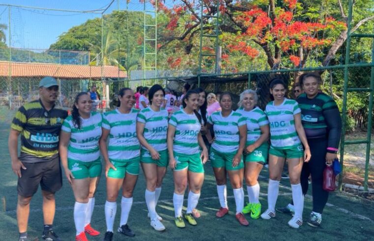 HDG participa do torneio da saúde de futebol society feminino de MOC