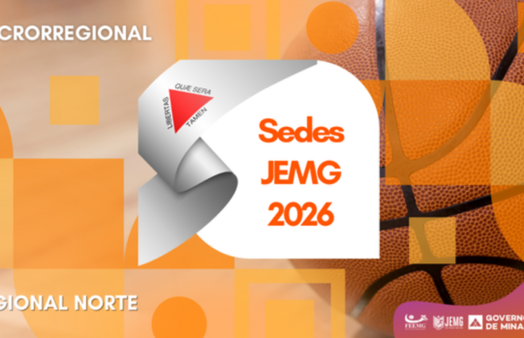 Pirapora é confirmada como sede da etapa microrregional do JEMG 2026 e reforça protagonismo esportivo em Minas Gerais