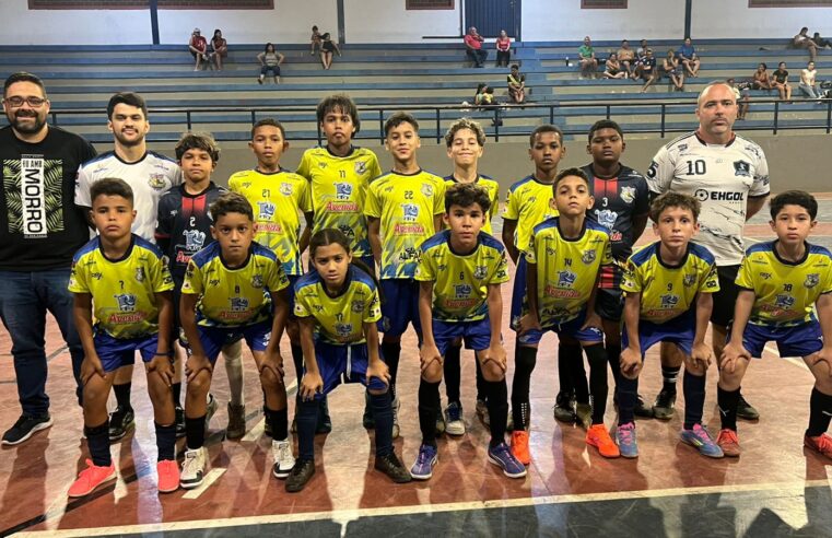 Seleção Sub-11 de Pirapora disputa semifinais do Campeonato Mineiro de Futsal em Patrocínio