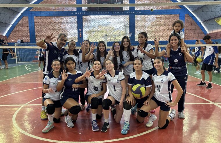 Colégio Adventista conquista tricampeonato no vôlei feminino da fase municipal do JEMG em Montes Claros