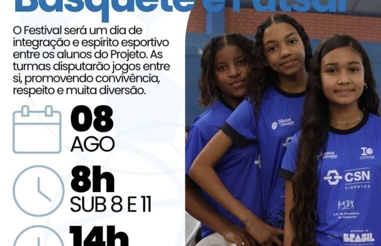 Projeto Craque Cidadão promove I Festival de Basquete e Futsal em Montes Claros
