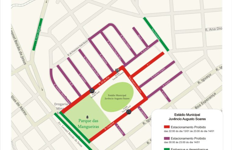 MCTrans divulga operação especial de trânsito para o jogo North x Atlético Mineiro no Bairro João Botelho