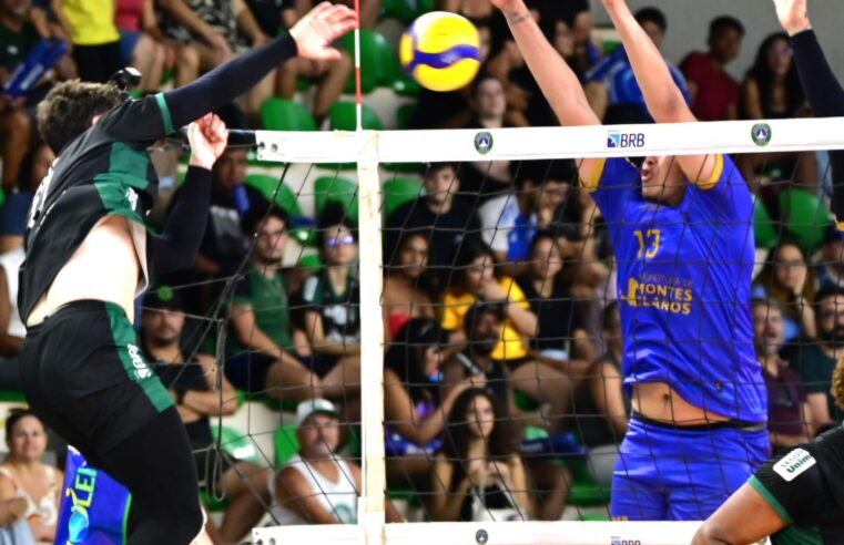 Montes Claros Vôlei perde para Brasília no jogo de ida da semifinal da Superliga B e decide vaga em casa