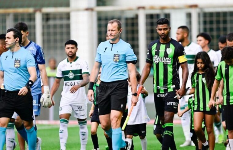 América formaliza protesto na CBF contra arbitragem polêmica em vitória sobre o Coritiba
