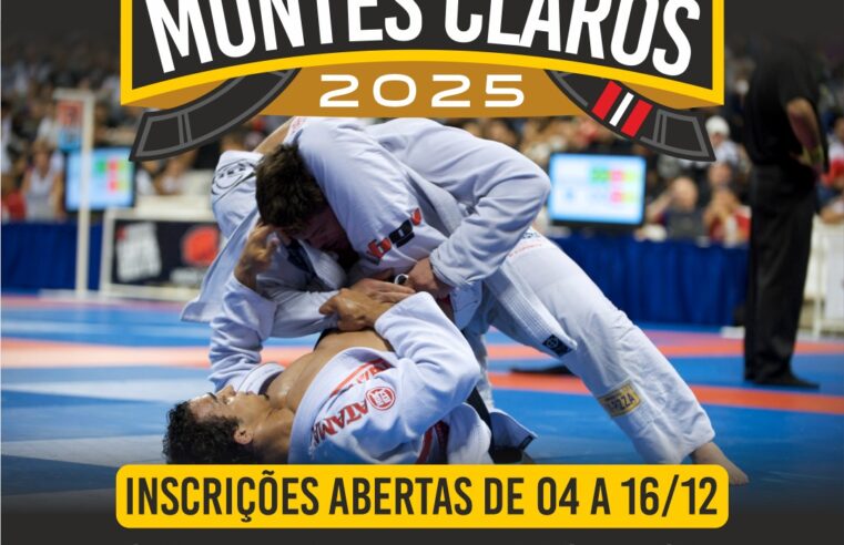 Abertas as inscrições para o 1º Campeonato de Jiu-Jitsu de Montes Claros, que deve reunir mil atletas no Poliesportivo Tancredo Neves