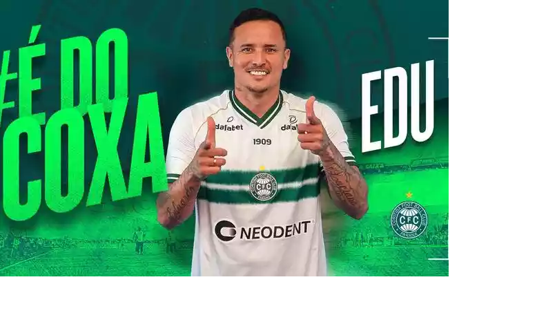Coritiba anuncia atacante Edu, ex-Cruzeiro
