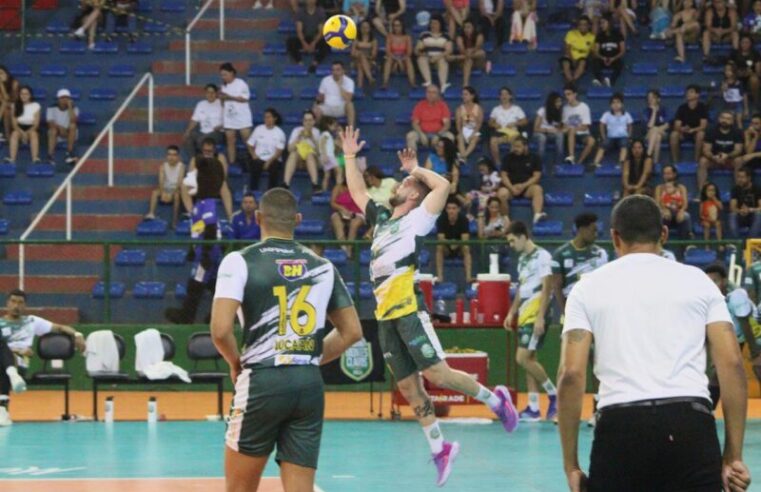 Montes Claros Vôlei vence por 3 sets a 0, mantém liderança e foca no próximo jogo em casa