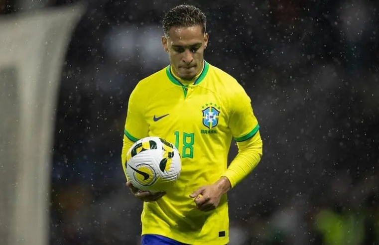 Antony é cortado da Seleção Brasileira, e CBF anuncia Gabriel Jesus como substituto