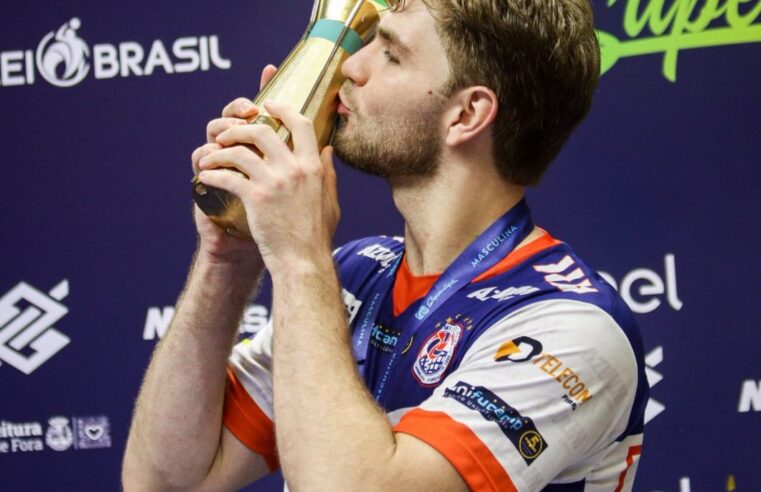 Montes Claros Vôlei contrata o ponteiro Nathan Krupp, bicampeão da Superliga B