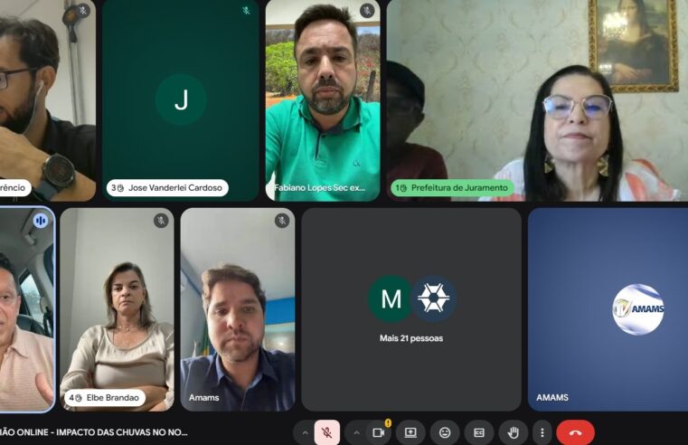 AMAMS Articula Comitê Gestor Municipalista para Socorrer o Norte de Minas nas Enchentes