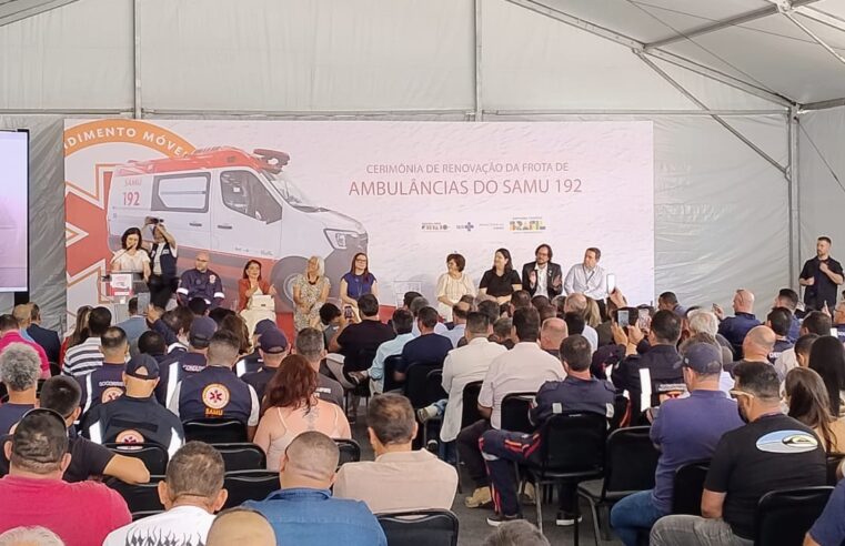 Ministra da Saúde entrega ambulâncias ao SAMU Macro Norte nesta terça-feira