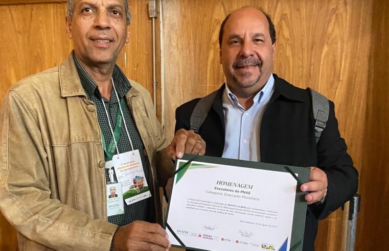 Montes Claros é homenageada por excelência na gestão de recursos do PNAE e se destaca em eficiência administrativa no estado