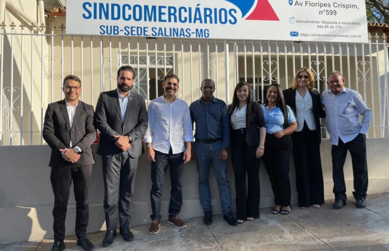 Sindcomerciários de Montes Claros reinaugura Subsede de Salinas-MG