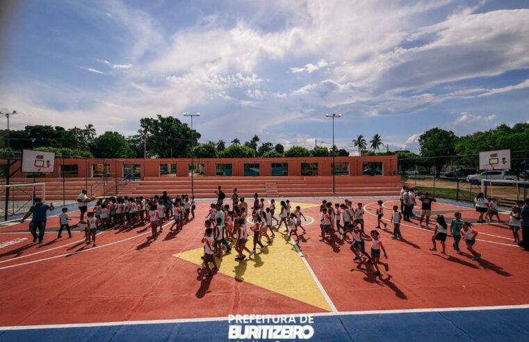 Buritizeiro celebra revitalização de quadra e dias de integração com o Projeto Minas Urbano