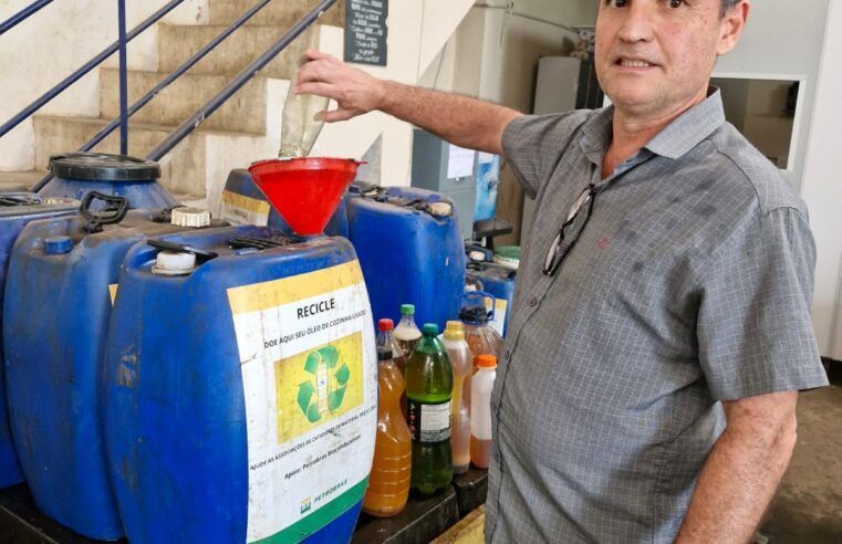 Recicla Óleo leva educação ambiental e inclusão social para escolas de Montes Claros