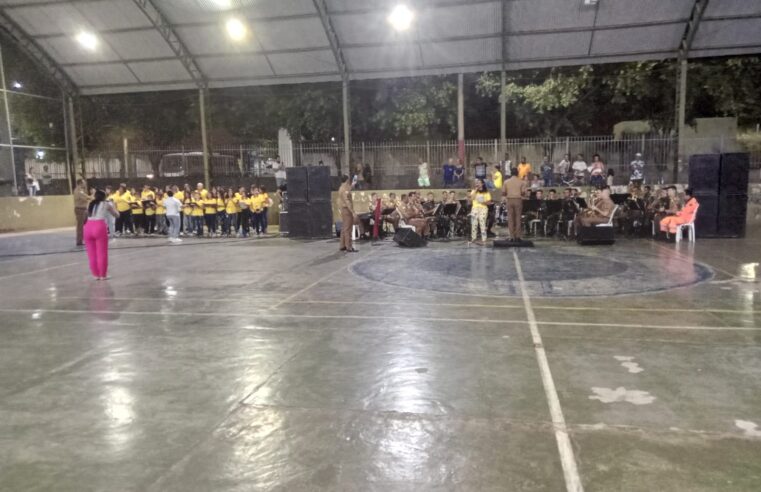 Banda da PM abre comemoração da 11ª Região Militar com show na praça do Maracanã