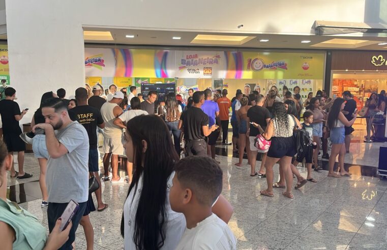 Entrega de abadás da Baianeira movimenta Montes Claros Shopping e antecipa clima de micareta na cidade