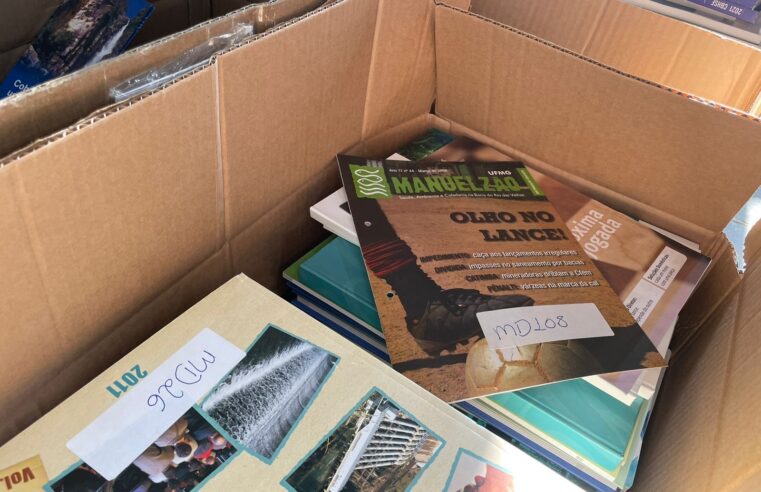 Continua a campanha de doação de livros para as bibliotecas ambientais de Montes Claros