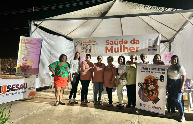 SESAU participa do evento da Mulher em Pirapora