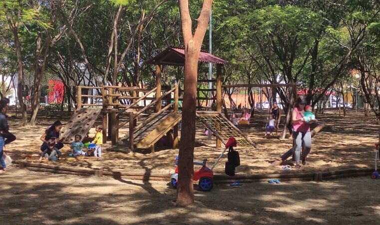 Novo playground é instalado no Espaço Sagarana