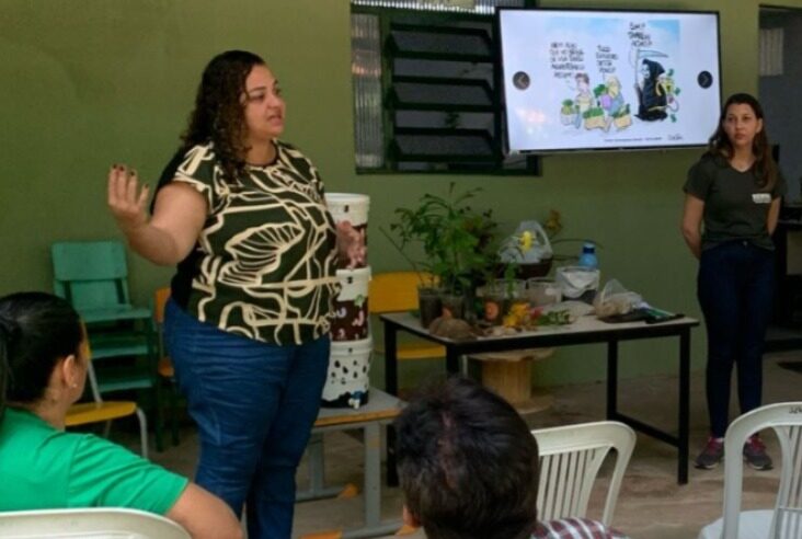 Mais uma edição do Curso de Produção de Mudas da Prefeitura foi realizada no Parque Milton Prates