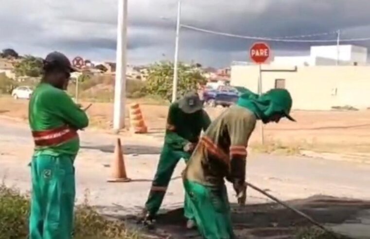 Prefeitura realiza Operação Tapa-Buracos no bairro Belvedere