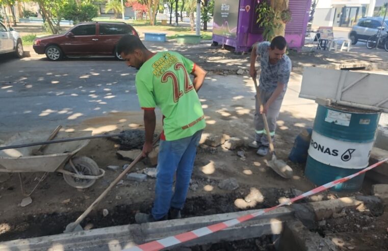 Obra irá evitar inundações nas proximidades da Igreja da Rosa Mística