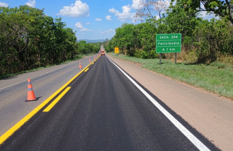 BR-040 amplia frentes de obras e instala tecnologia para reforçar segurança entre Minas e Goiás
