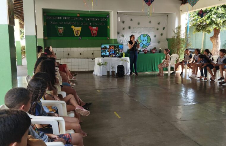 EDUCANDO PARA A VIDA | Prefeitura de Montes Claros promove educação ambiental com ações práticas na Escola Municipal Simone Soares