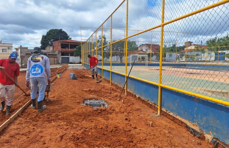 Uma praça para chamar de sua: obras no Conjunto José Carlos de Lima entram em fase final