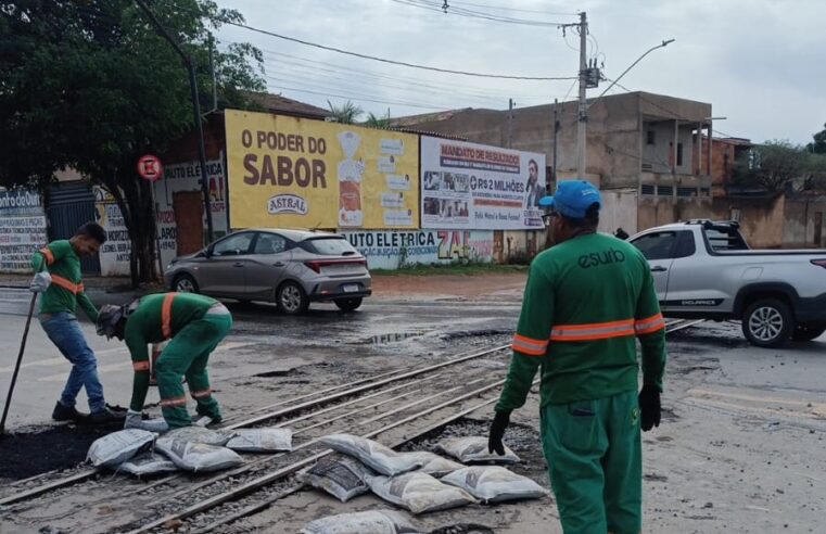 TAPA-BURACOS INTENSIFICADO | O grande volume de chuva da última semana levou a Prefeitura a intensificar a operação
