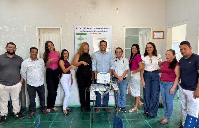 BOTUMIRIM | UBS do Distrito de Canta Galo recebe aparelho de eletrocardiograma e fortalece atendimento de urgência