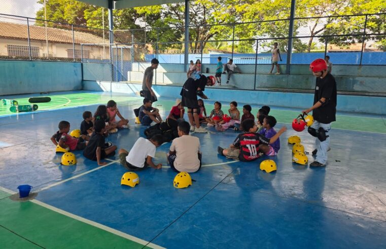 Projeto Academia do Skate começa com grande adesão e mobiliza jovens em Pirapora