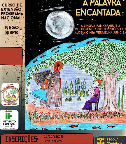 IFNMG oferta 25 vagas para curso gratuito sobre a língua Pankararu e a reexistência indígena; inscrições seguem até 24 de dezembro