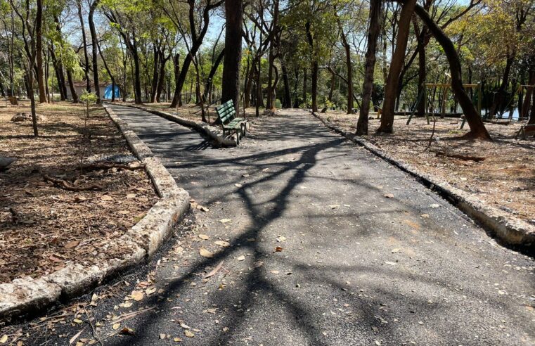 Parque Milton Prates ganha mais vias pavimentadas