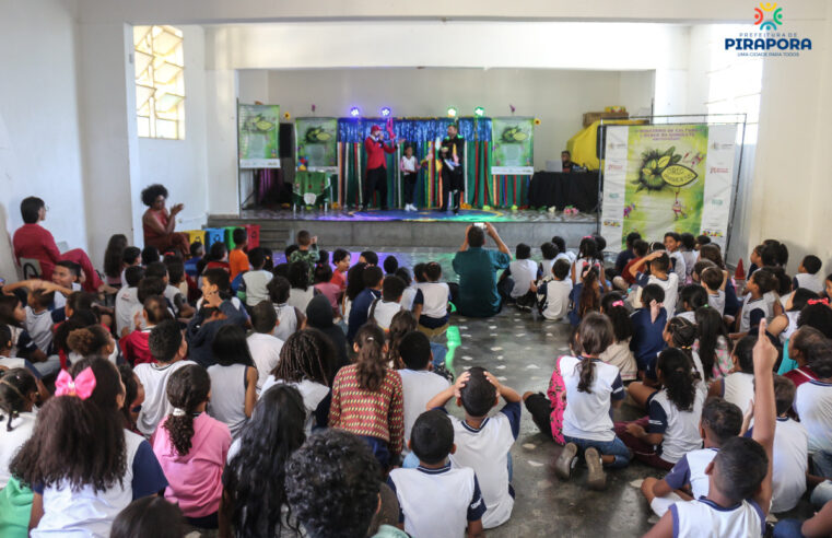 Circo Ambiental levou destruição e conscientização para escolas municipais de Pirapora