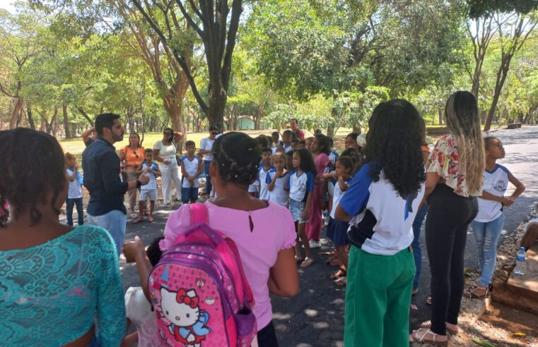 Turismo Pedagógico é promovido no Parque Milton Prates