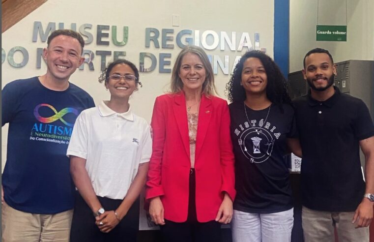 Museu Regional do Norte de Minas recebe visita da embaixadora da Dinamarca