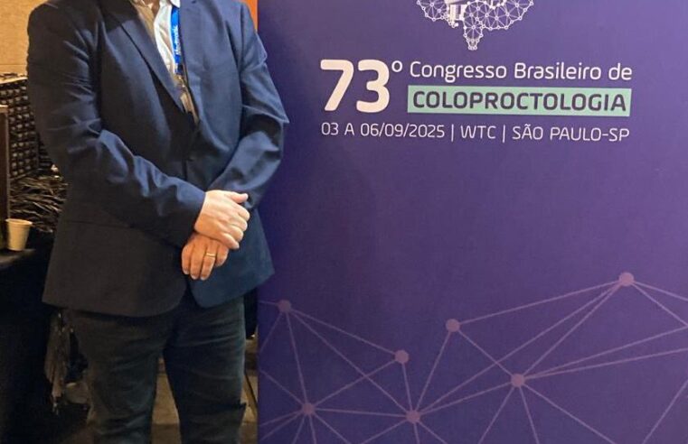 Médico do Hospital Aroldo Tourinho participa do maior congresso de coloproctologia do país