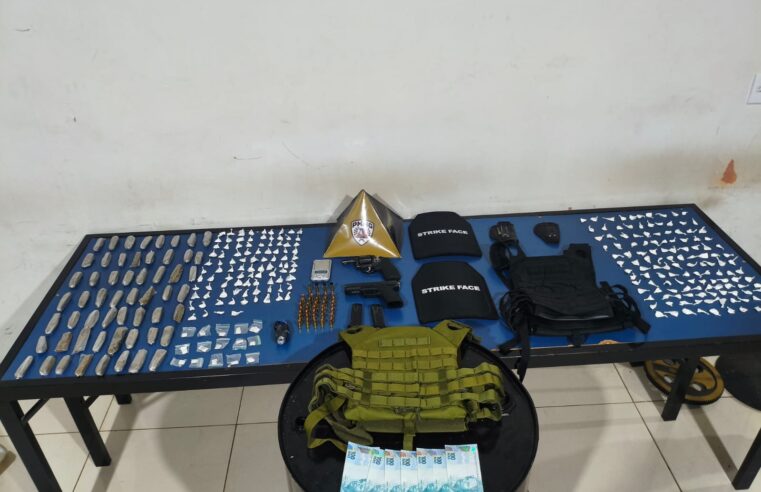 BAIRRO NOVA MORADA | Diligências da Polícia Militar no Nova Morada resultam em apreensão de drogas, armas e munições em Montes Claros