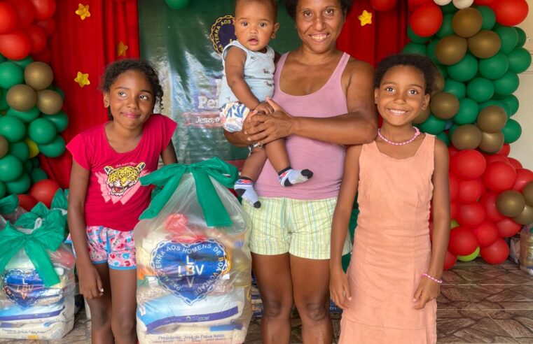 Solidariedade que alimenta o presente e renova a esperança: LBV alcança a marca de 44.500 cestas entregues no Natal de 2025
